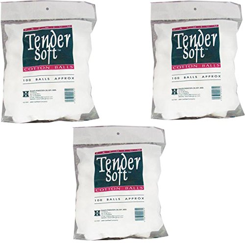 Tender Soft Cotton Balls 100s (Combo Pack of 3)-image-17