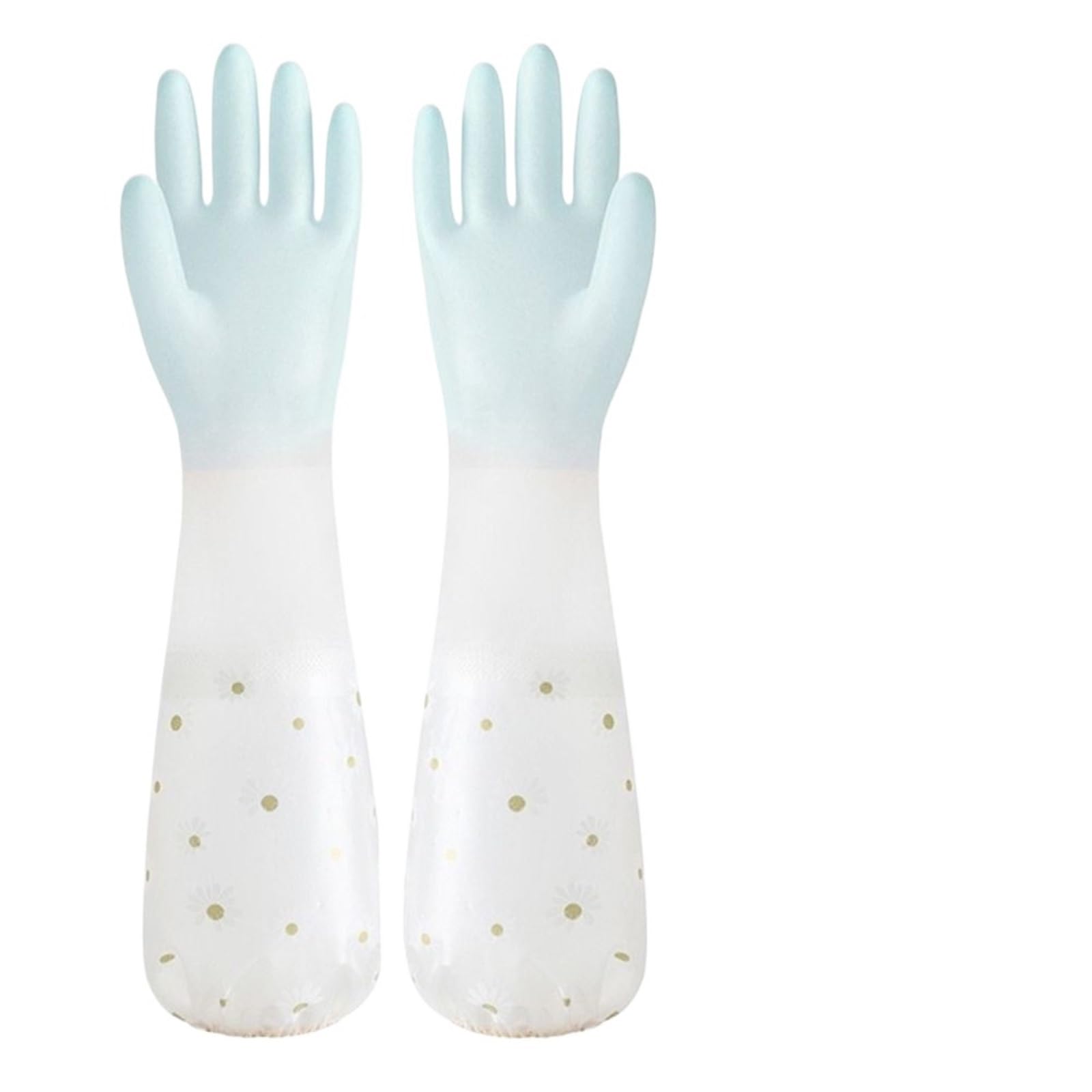 KJBDQQH Cleaning Gloves Dishwashing Gloves Silicone Waterproof Thick Household Scrubber Kitchen Clean Tool Cleaning for Household(Color 5)
