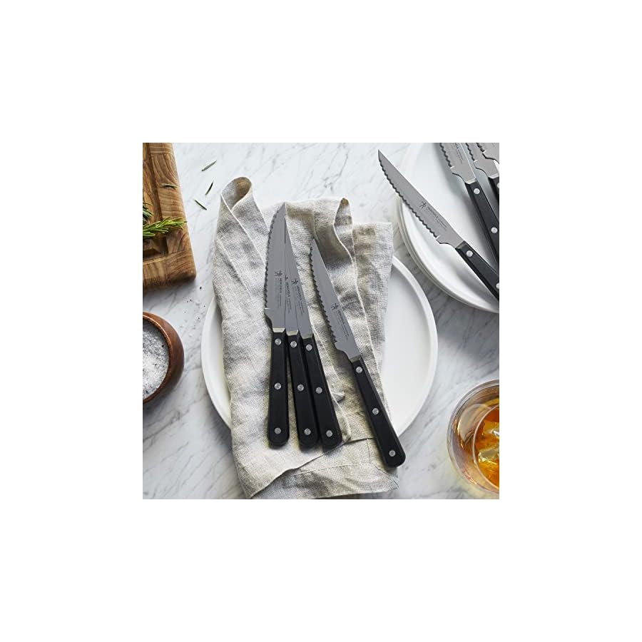 HENCKELS-Razor-Sharp-Steak-Knife-Set-of-8-German-Engineered-Informed-by-100-Years-of-Mastery HENCKELS Razor-Sharp Steak Knife Set of 8, German Engineered Informed by 100+ Years of Mastery,Black