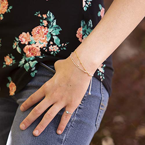 Precious Pieces BR-73-PINK-03 Sterling Silver Simulated October Birthstone Baby Ring thumb #2