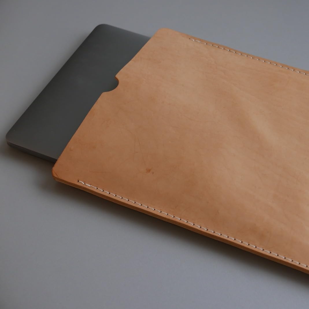 ANNONI Laptop Sleeve Case Leather 13 Inch Compatible with MacBook Air, Lenovo, Dell, MacBook Pro 13 M2 M1 2016-2023