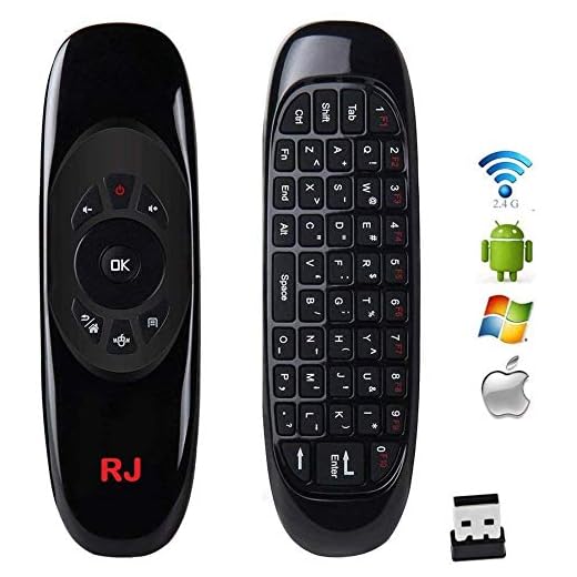(RJ) C120 2.4G Mini Wireless Keyboard Air Mouse for PC HTPC IPTV Smart TV Media Player Android TV Box Remote Control