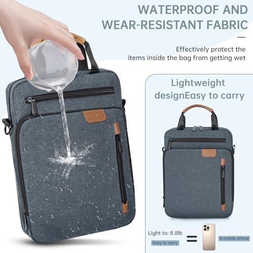 Image of 12.9 Inch Tablet Sleeve Bag, Padded Carrying Case for 13 Inch New iPad Pro M5 /Air M3 2025,Pad Pro M4 M2 M1 /Air M2, Samsung Galaxy Tab S9 FE+ /S9+ /S8+ /S7 FE /S7+ 12.4 inch 2022 /2023, Surface Laptop Go 12.4 inch