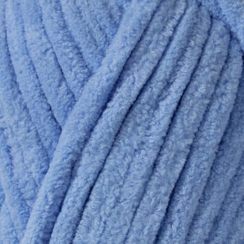 Utopia Crafts Cuddle Super Chunky Chenille Soft Yarn for Knitting and Crochet 3X 100g (Sky)
