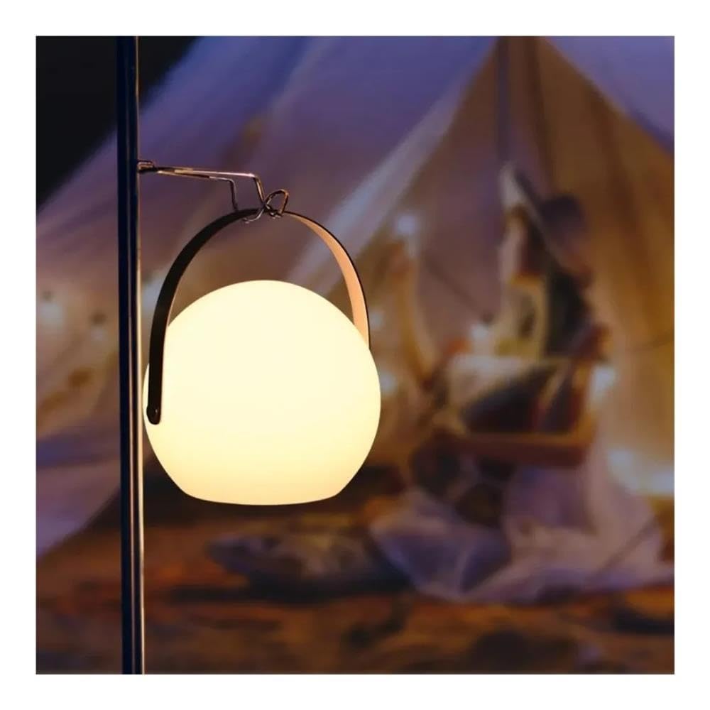 Lanterna da campeggio a LED RGB, telecomando a 16 colori, lampada portatile ricaricabile(Cylinder lamp)