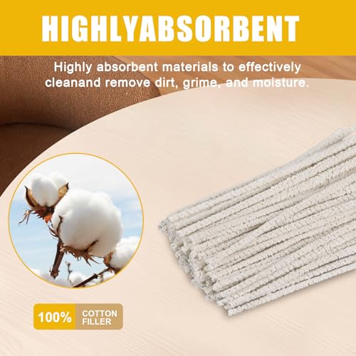 Aessniy 100 Pack Cone Pipe Cleaner, 6-inch Pipe Cleaner Bulk, Cotton and Wire Pipe Cleaner,Pipecleaners for Removing Tar & Resin - Image 4