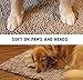 Enthusiast Gear Dog Mud Door Mat | Ultra Absorbent Microfiber Chenille Non-Slip Doormat, Dog Bowl Floor Mat, Crate Rug – No More Dirty Dogs with Muddy Paws – Washable - Brown