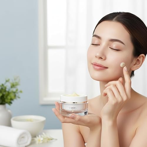 Miniatura 3 de Lutisan Crema hidratante facial  Luteína, niacinamida y extractos naturales, crema diaria para el rostro con cuidado calmante y refrescante con