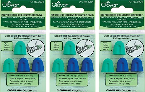 Clover Pt. Protectors - Circular Needles, Small (3 Pack)