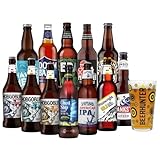 Beer Hunter British Real Ale Gift Set with Glass - 12 Bottle Pack