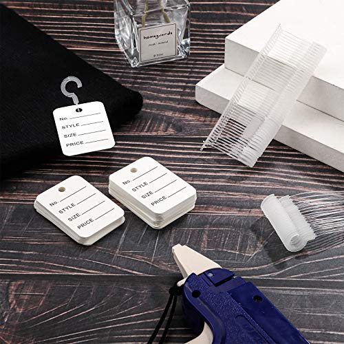 3000 Pieces Tagging Gun Fasteners Plastic J Hook Fasteners Clothing Hanging Tag Fasteners for