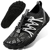 Water Shoes Mens,Barefoot Shoes with Reinforced Instep Support, Quick Dry Beach Shoes Aqua shoes with Drainage Holes,Non-slip Lightweight Running Shoe Mens Women for Swim Surf Gym Walking Hiking