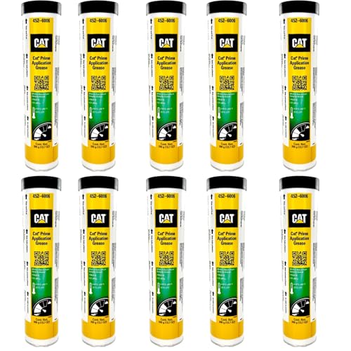 Cat 452-6006 Prime Application Grease NLGI #2, 3% Moly, 13.7 oz. | 10 Cartridges