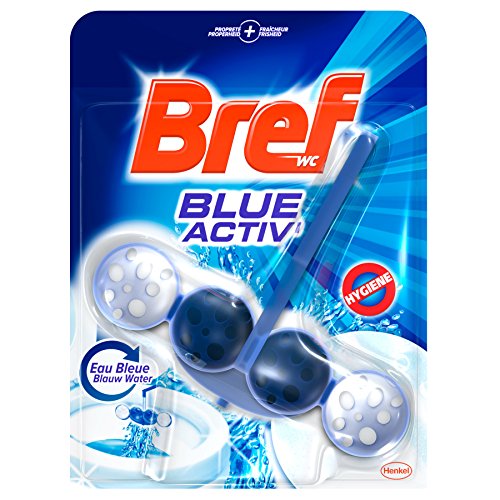 Bref WC Power Activ' - Bloc Nettoyant WC - Eau Bleue - 50g