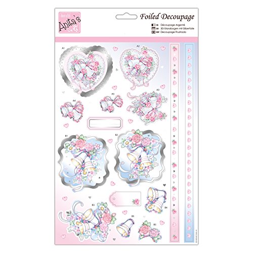 Anita's Foiled Decoupage - Wedding Bells