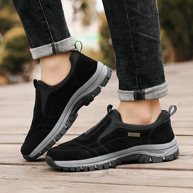 Men's Comfortable Waterproof Breathable Orthopedic Walking Shoes,Orthopedic Walking Shoes Slip On Hiking Shoes for Men - Image 7
