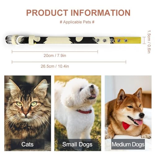 Collier pour chien réglable avec boucle clipsable pour chat - 3