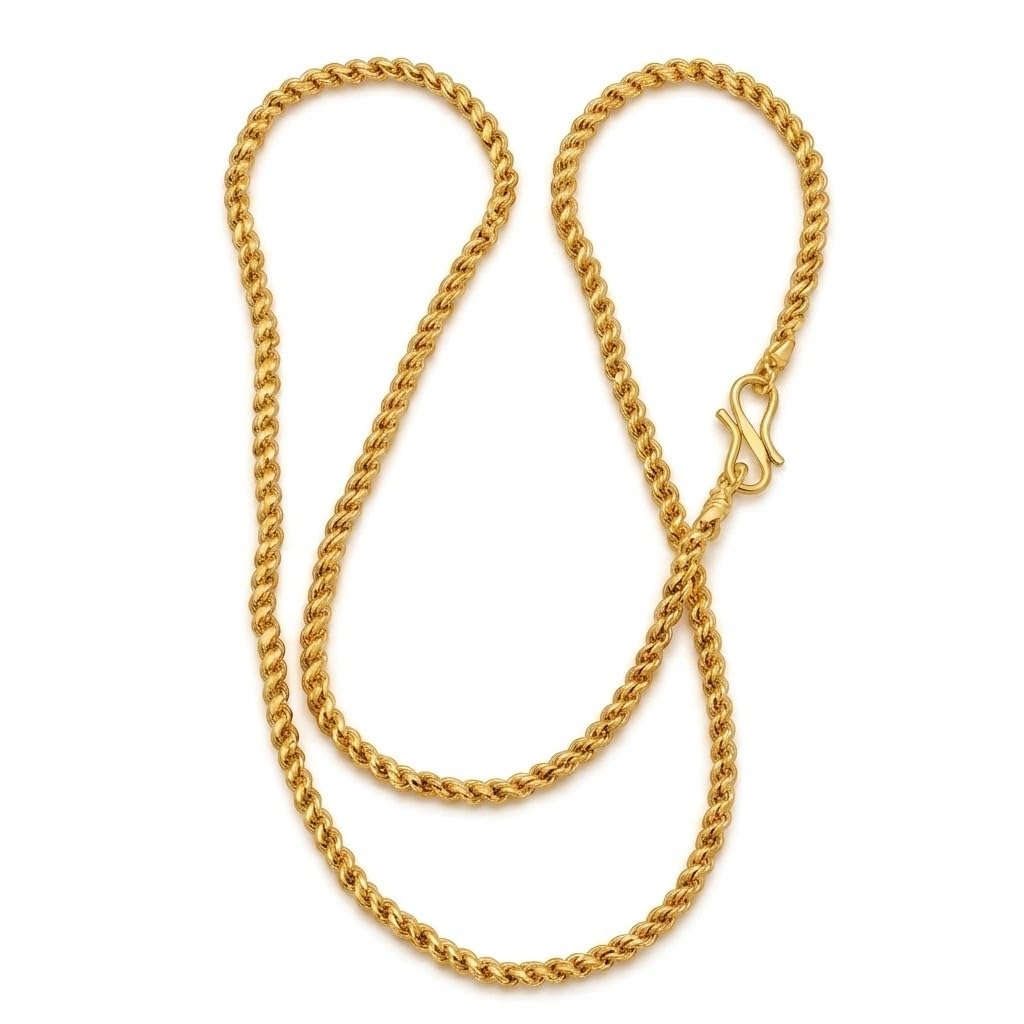 Men copper gold plated fashion chain-image-15