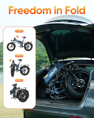 URLIFE Folding 1500W Electric Fat Bike