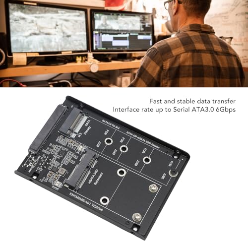 Caja externa para SSD M.2 NGFF y MSATA miniatura 5