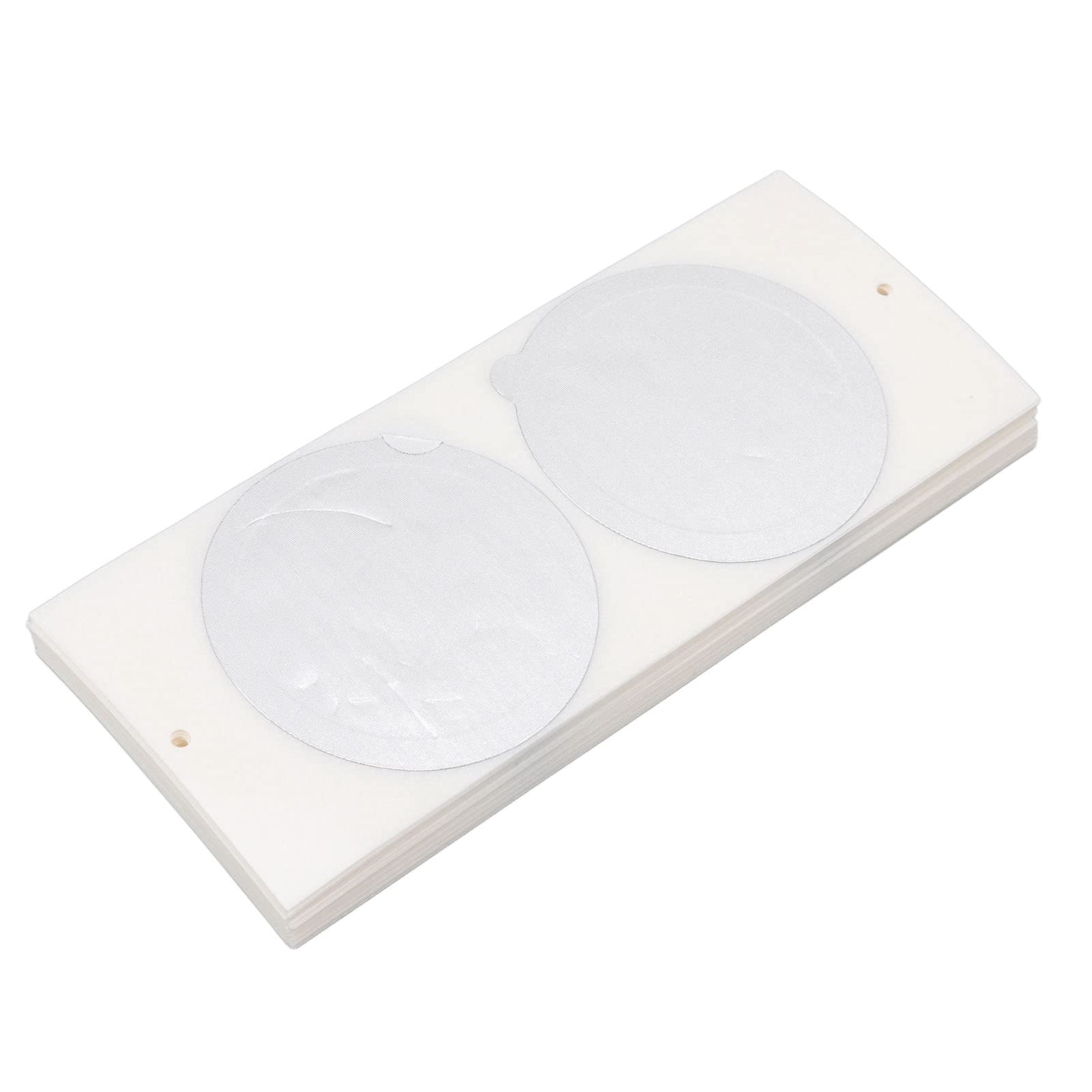 Einweg-Aluminiumfoliendeckel, Kaffeekapselbecher mit Holzständer für, selbstklebende Versiegelungsfolienaufkleber (Typ 2)
