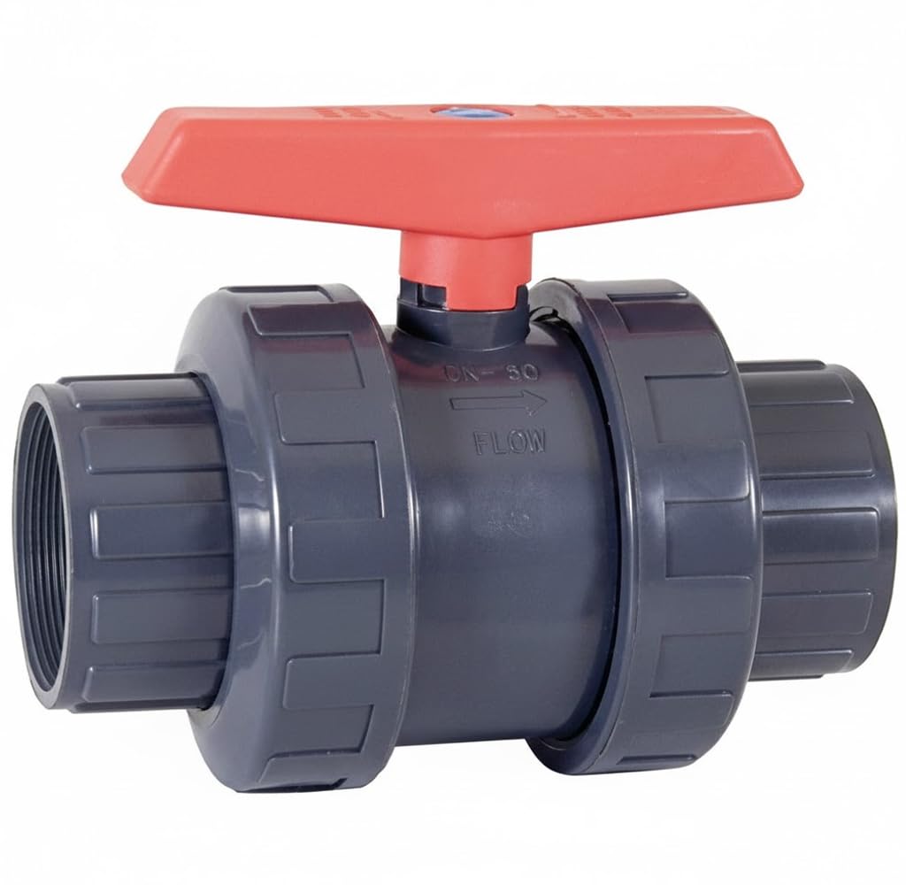 Llave de Paso Agua 90 | Valvula PVC 90 | Llave de Paso 90mm | Valvula de Bola roscar 3" para Tuberia de Polietileno 90 | Llaves de Paso de Agua para Tuberia de Riego | Valvula Bola 3" para Tubo 90
