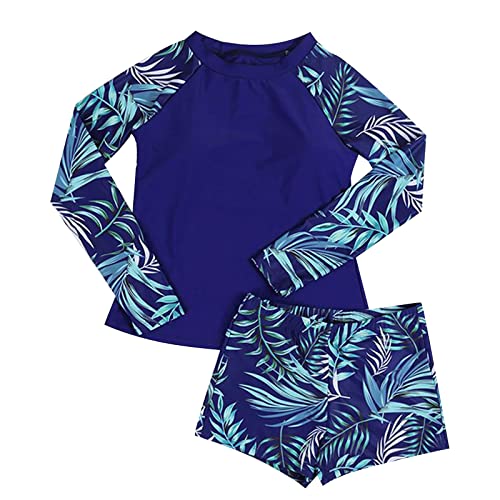 Shffuw Bikini Red Point Talla Grande Biquinis Trajes de baño Piezas para Mujer Tankini atléticos Manga Larga Rash Guard Bikinis++Mujer (Green, XL)
