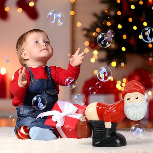 Antsylve WH067 Santa Claus Bubble Butt Machine, Automatic Bubble Blower Machine Santa Claus Toy, Funny Santa Automatic Fart Bubble Machine thumb #2