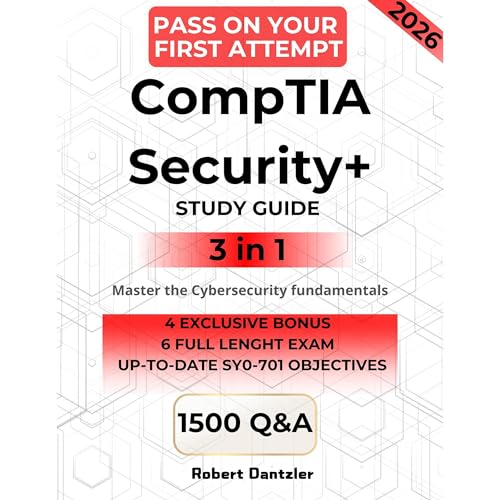 CompTIA Security+ STUDY GUIDE – Mastering Cybersecurity. The 3-in-1 Guide to the SY0-701 Exam Audiolibro Por YneCha Pub