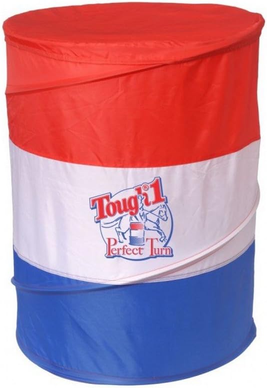 Tough 1 Red White and Blue Perfect Turn Pop Up Barrels Red
