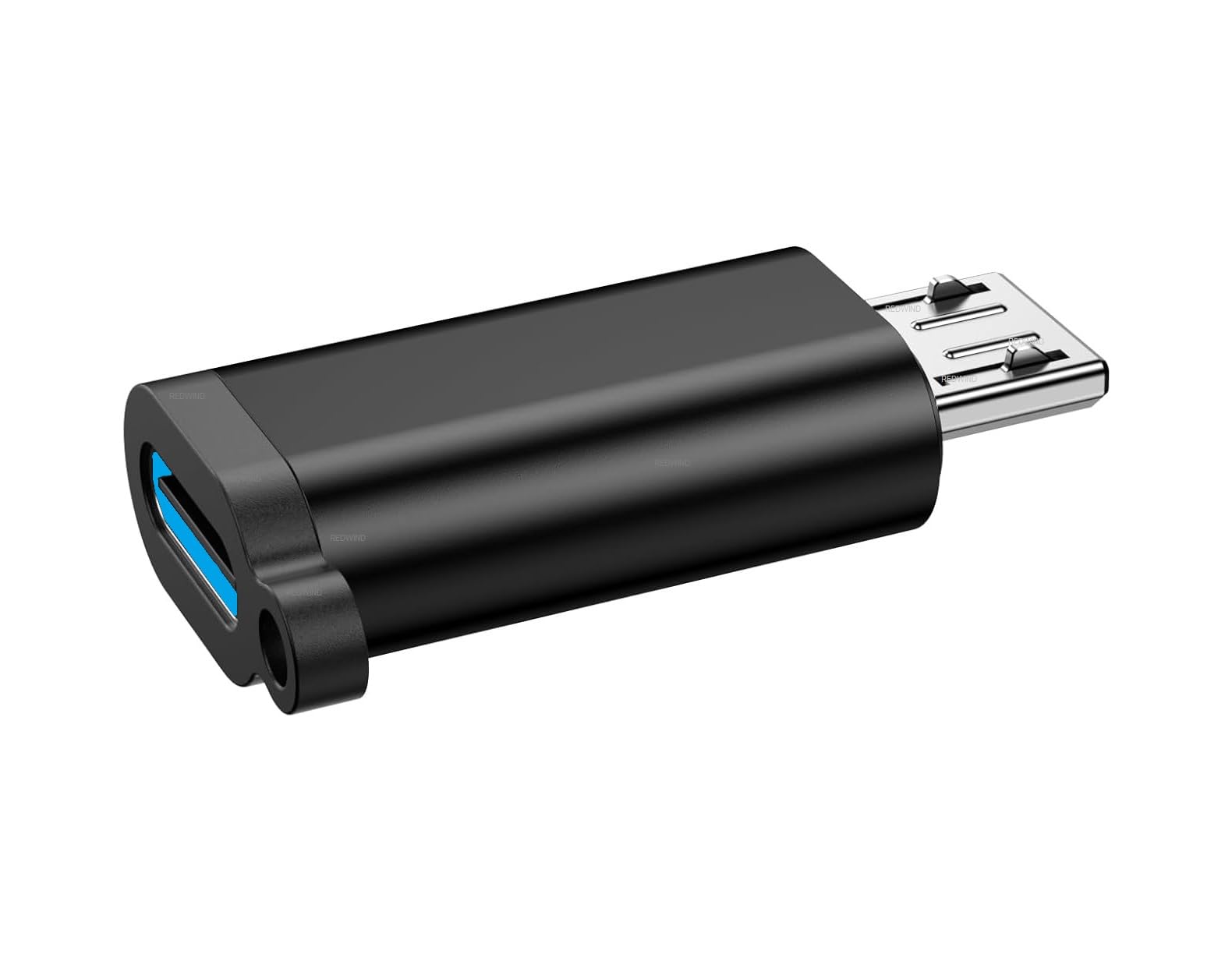 REDWIND MicroUSB to USB-C Adapter,LED Light Type C Female to USB Micro Male Connector Support Charge & Data Compatible with Samsung Galaxy S6 S7 S7 Edge J7 Note 5, Kindle Ps4 & Micro USB Devices-image-47