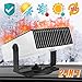 TBoonor Riscaldamento Auto 2 in 1 Riscaldatore Portatile per Auto 12V/150W Sbrinatore Parabrezza da Auto Ventilatore Portatile per Veicoli con Supporto Girevole a 360 Gradi Stufa per Auto