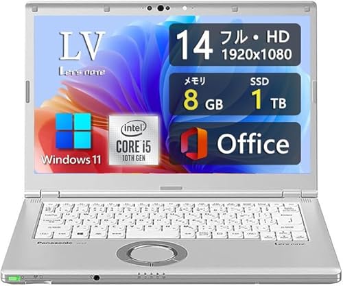 yςݕizEyʃfUC m[gp\R Let`s note CF-LV9 14C`FHD(1920x1080) - 10Core i5-10310U - 8GB - SSD 1TB - WebJ - WiFi&Bluet
