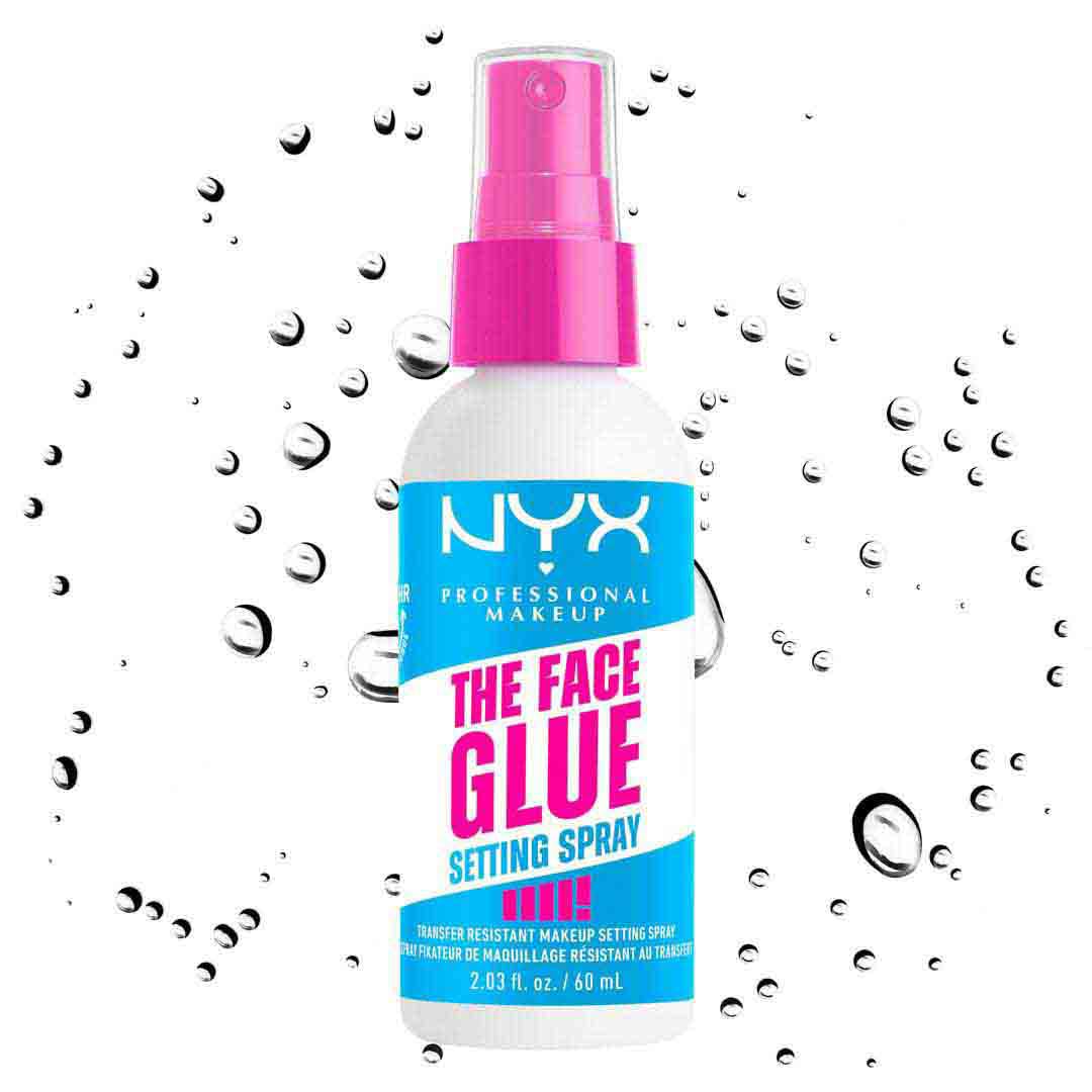NYX Professional Makeup - Spray Fixateur de Maquillage - Résistant aux Transferts et Waterproof - Tenue Longue Durée 24H - Formule Vegan - The Face Glue Setting Spray - 60ml - 3
