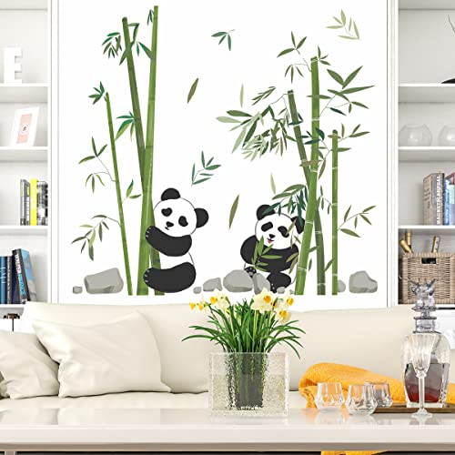 Vinilos Decorativos Panda Bamboo 2 hojas 30x90 cm miniatura 5