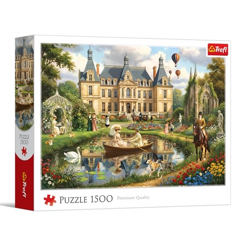 Trefl Palast am Wasser 1500 Teile DIY-Puzzle kreative Unterhaltung klassisches Puzzle für Erwachsene und Kinder ab 14 Jahren