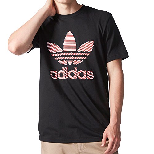 T-shirt noir Adidas homme S anti déformation col rond solide