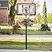 Lifetime Adjustable In-Ground Basketball Hoop, Action Grip Height Adjustment 7.5-10 Ft, 50-Inch Shatterproof Fusion Backboard, Slam-It Rim, Powder-Coated Steel Pole