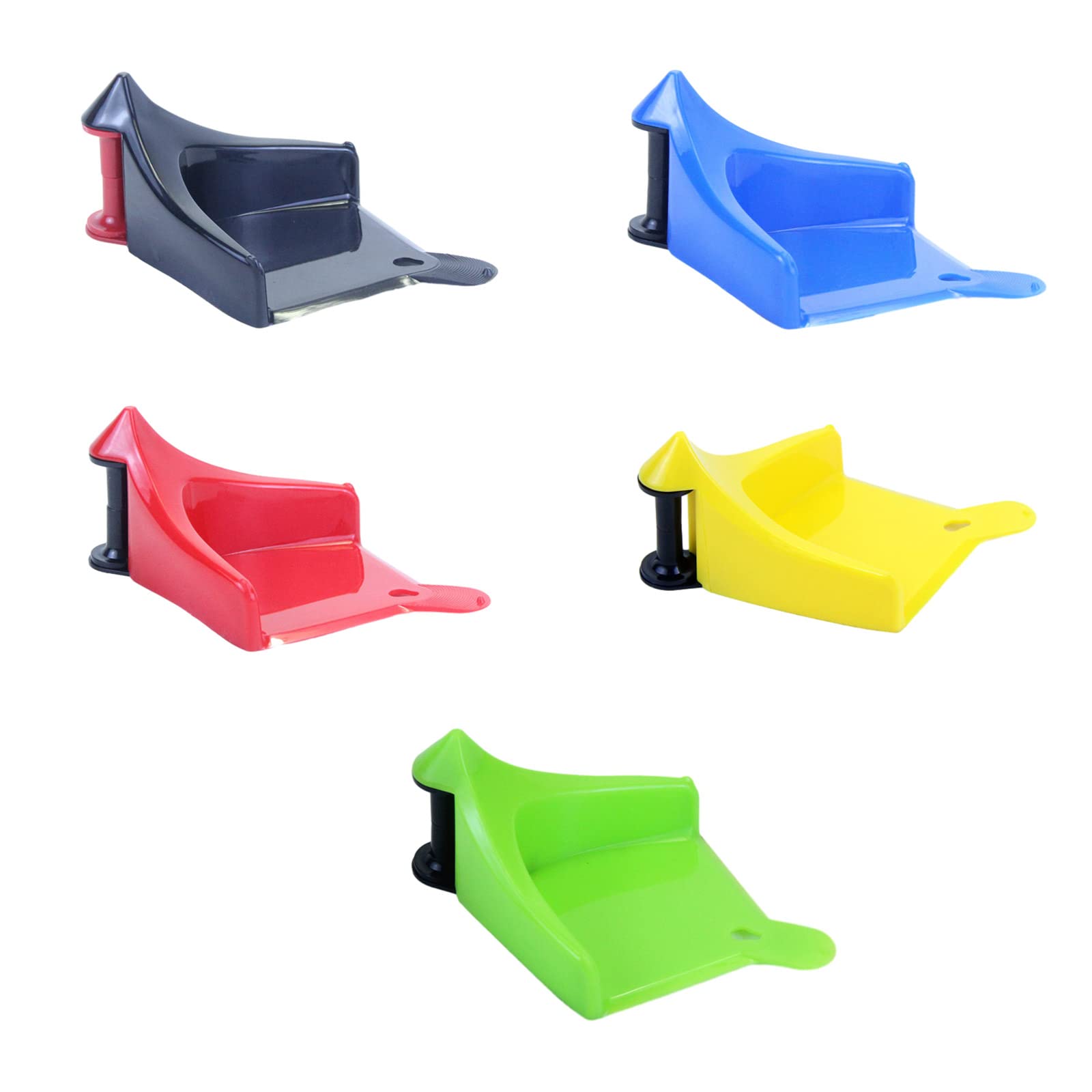 Wheel Pressure Washer Car Wash Detailing Tool Car Wash Inserts Preventing Any Unnecessary Friction PP-material 5-color Portable Tire Stoppers Slip-resistant Tire Stoppers Car Wheel Rolling System Tool