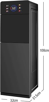 Water Purifier Pure Water-Ice And Warm Dual Function Freestanding Mains Fed Unit Floor-Loading Standing Water Cooler Ideal For Home Office Commercial,001,100cm*32cm*31.5cm