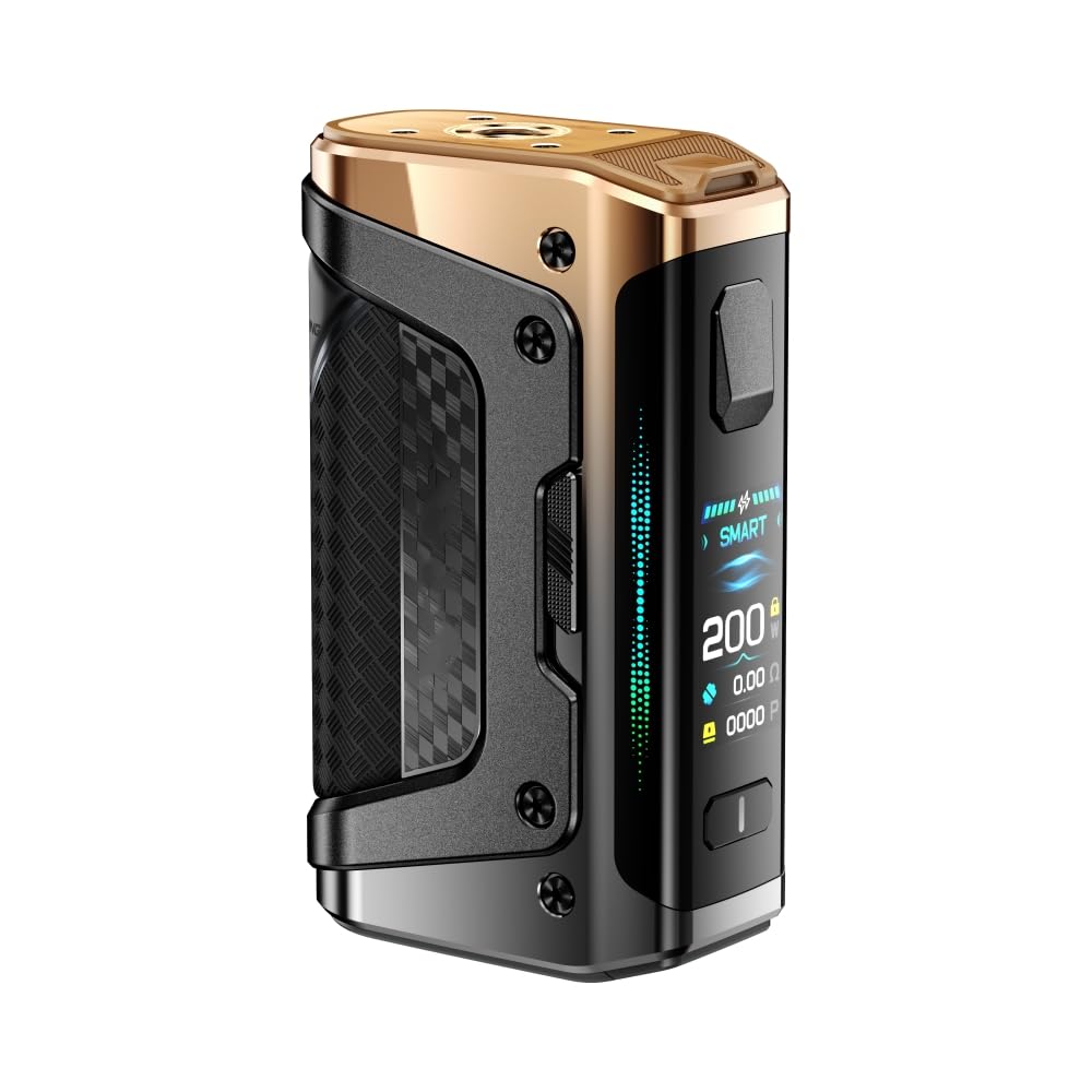 For Geekvape Aegis Legend 5 Box Mod 200 W Vape (Oro Racing) Mode ECO/Smart/Normal/Custom/TC AS Chip 4.0 0.01s Fire Doppia 18650 Batterie [Batterie escluse] Vaporizzatore Originale - No Nicotine