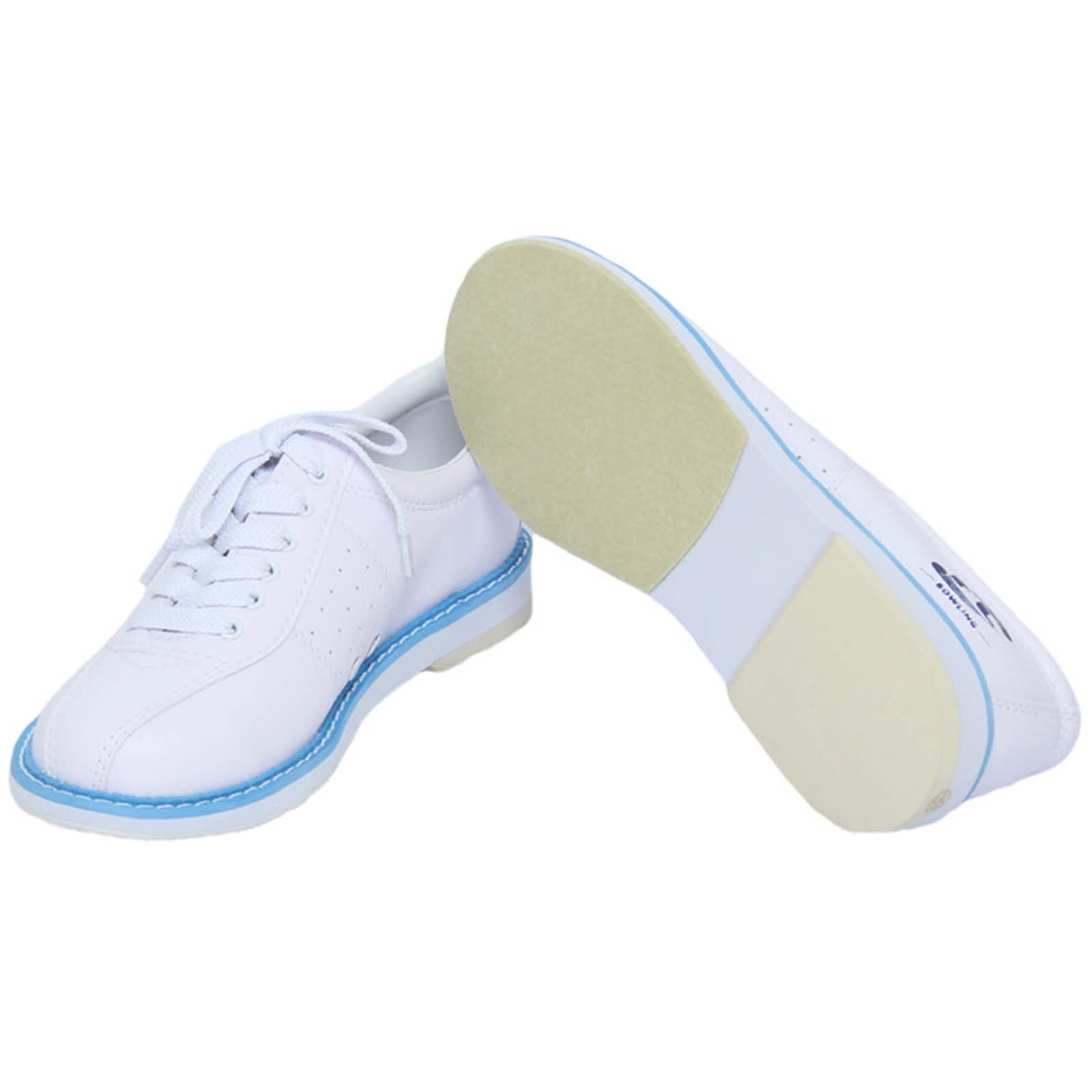 Scarpe da Bowling da Uomo in Pelle Scarpe da Bowling comode con Lacci e Antiscivolo