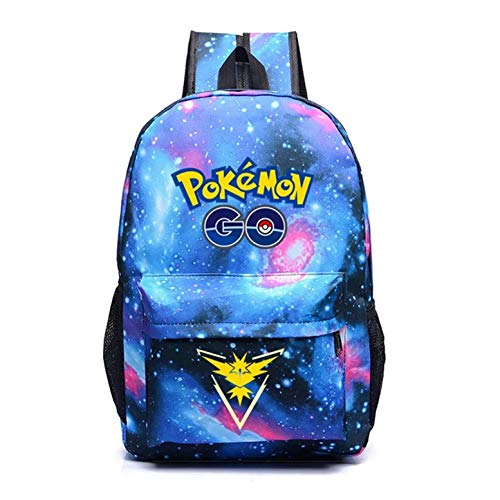 Ku-lee Kids Cartoon Pokemon Backpack-Pokemon Go School Bag Book Bag-Rucksack Backpack for Boys