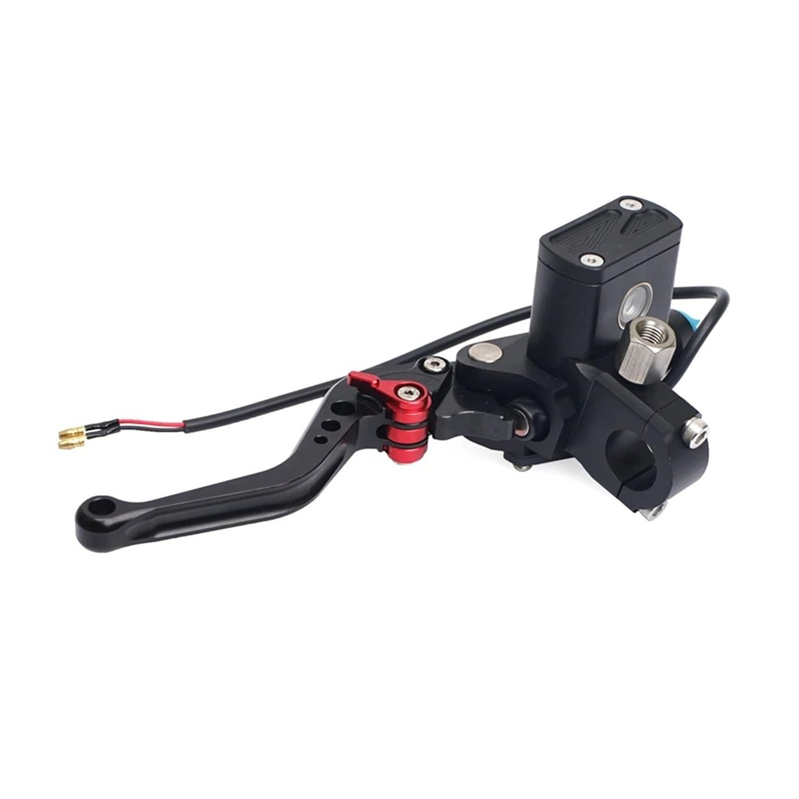 Hguvsjd 22mm Handle for Scooter Dirt Bike Street E-Bike CNC Hydraulic Brake Clutch Pump Lever Master Cylinder Motorcycle Brake Lever(Black Left)