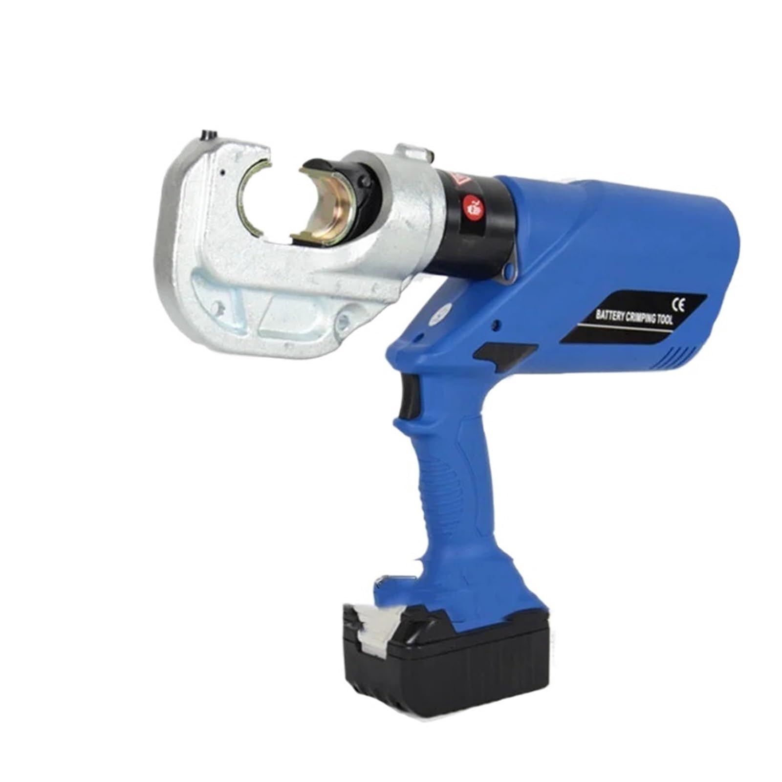 Agzjshkplwq One Color Hydraulic Crimping Tool, Recharable Hydraulic Plier, Electric Crimping Tool, Battery Powered Wire Crimper With 16-400Mm2 Ran Hl-400