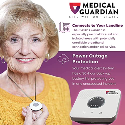 Medical Guardian Classic Guardian Medical Alert System, LandlineBased