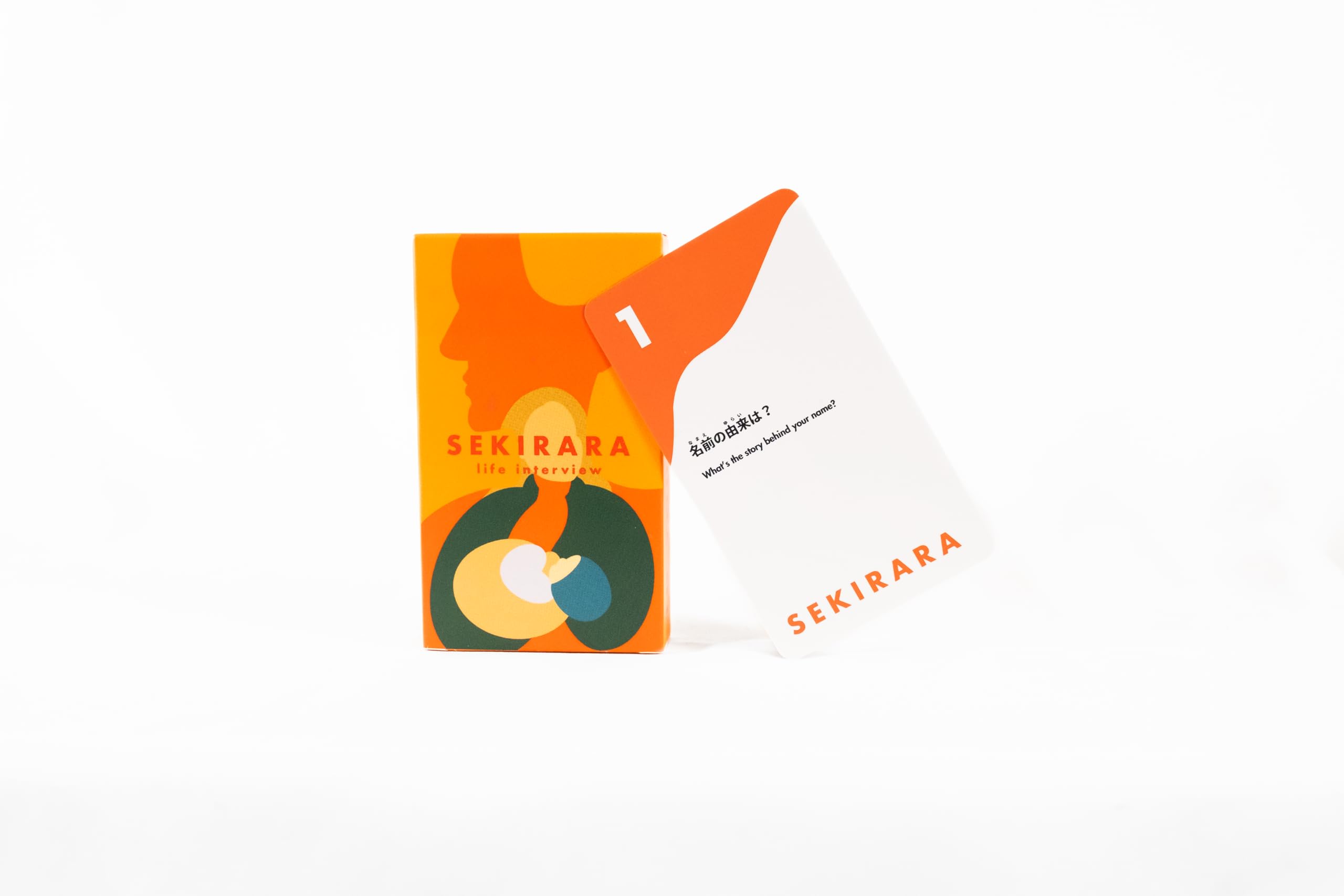 Seirara Card Toys Famille Jeu de cartes [50 questions de connexion] Cadeau de Nouvel An Voyage japonais et anglais 2 langues Furnal Entretien de vie familiale