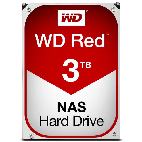 WD Western Digital 30EFRX SATA lll Hard Drive 24x7 NAS Red 3TB