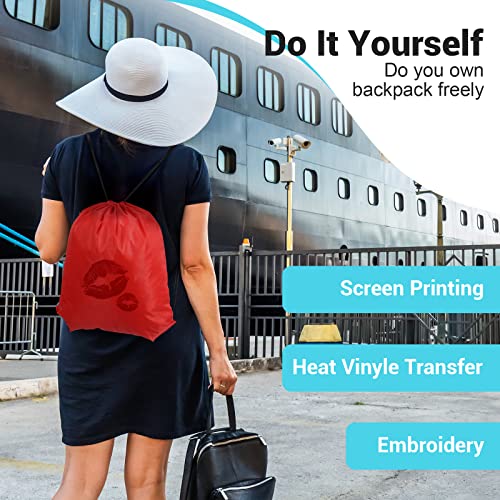 Boao 120 Pcs Drawstring Backpacks