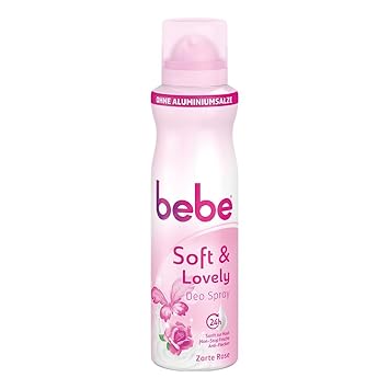 Bebe Soft Lovely Deo Spray Zarte Rose Sanftes Deo Ohne Aluminium Mit Zartem Rosenduft 24 H Zuverlassiger Schutz Vor Korpergeruchen Ohne Flecken 3 X 150ml Amazon De Beauty